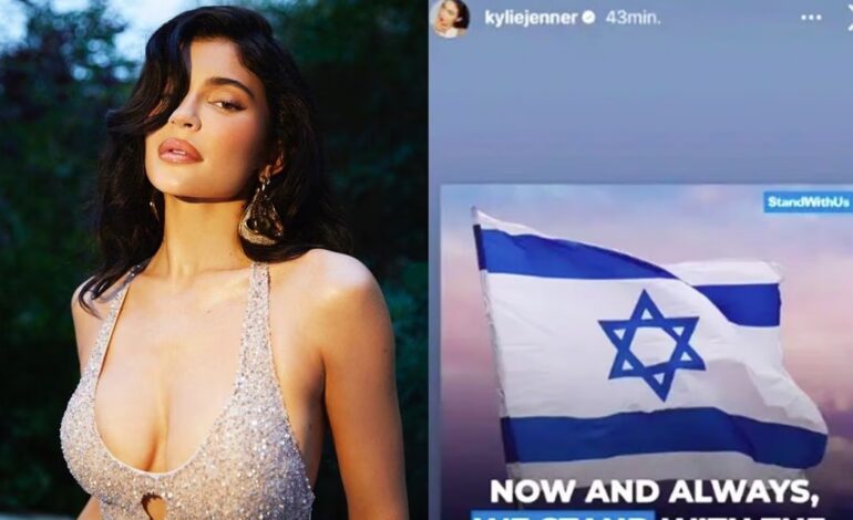 Kylie Jenner es criticada por publicación en apoyo a Israel