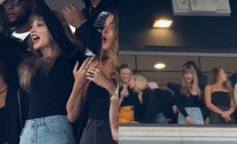Taylor Swift es vista de nuevo en partido de los Chiefs para apoyar a Travis Kelce; acude con Sophie Turner