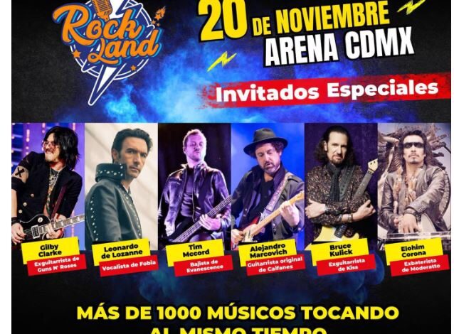 Rockland 2024 un evento que te hará vibrar con más de mil músicos en vivo