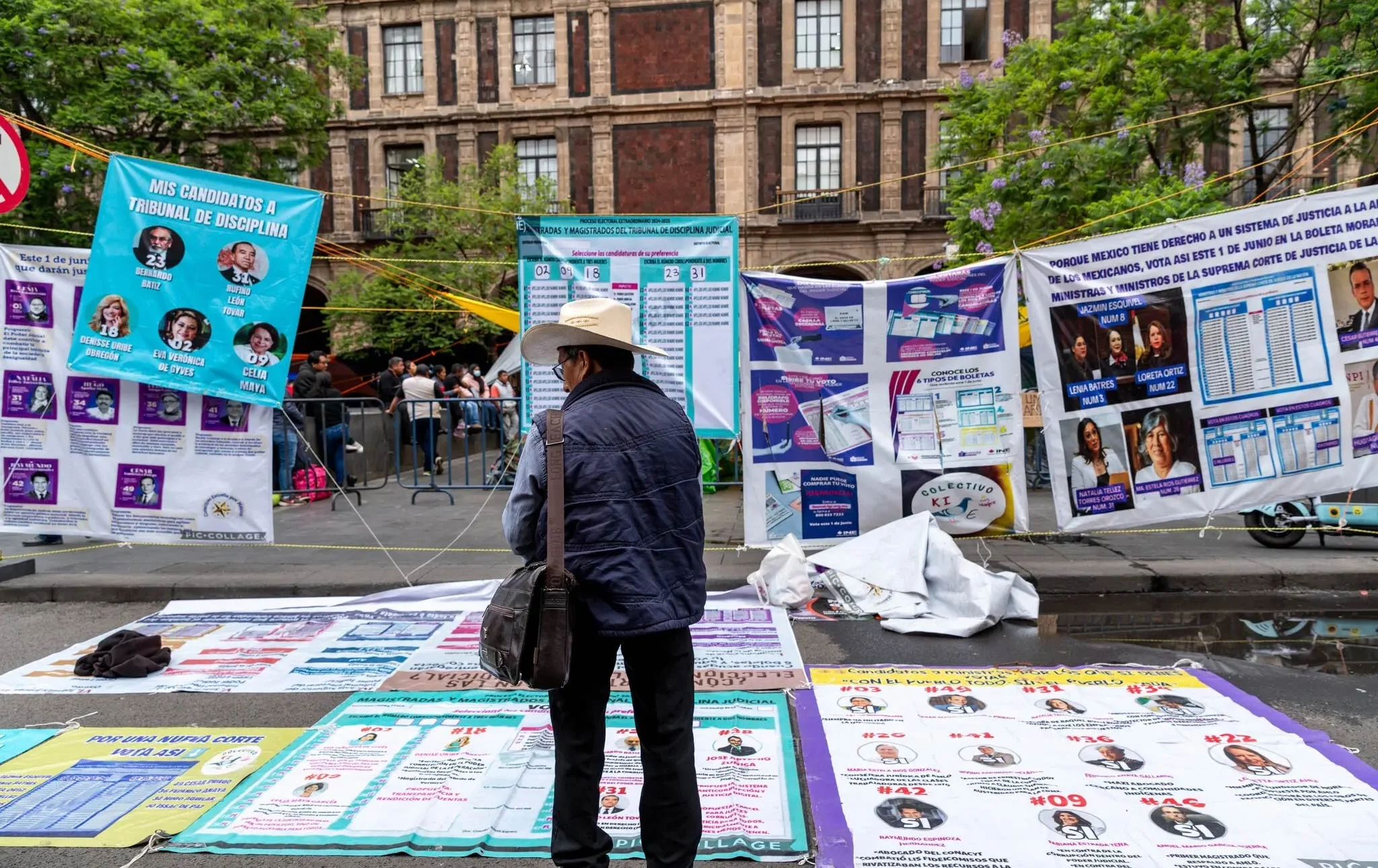 Un exconvicto y abogados de cárteles están entre los candidatos judiciales